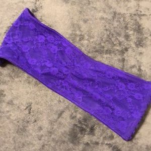 Purple bandeau bra size M